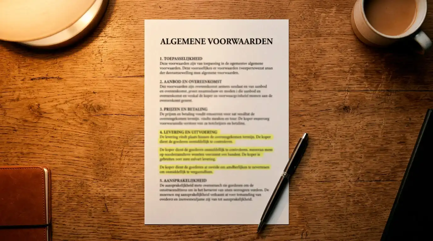 Bonusspecifieke cap-clausule in algemene voorwaarden