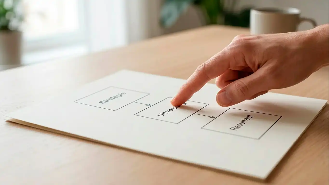 Schematische tekening van een distributieketen tussen een studio, een aggregator en een operator