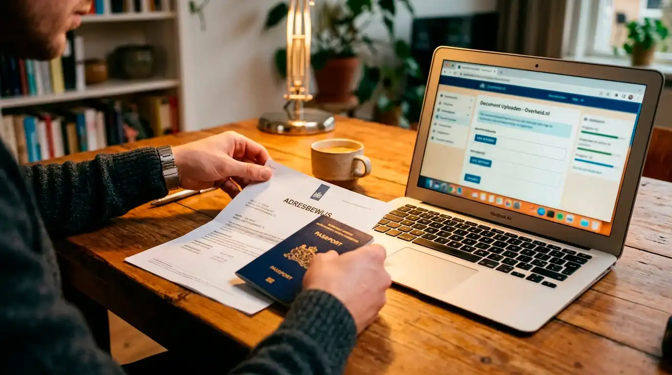 KYC-documenten paspoort en adresbewijs voor verificatie