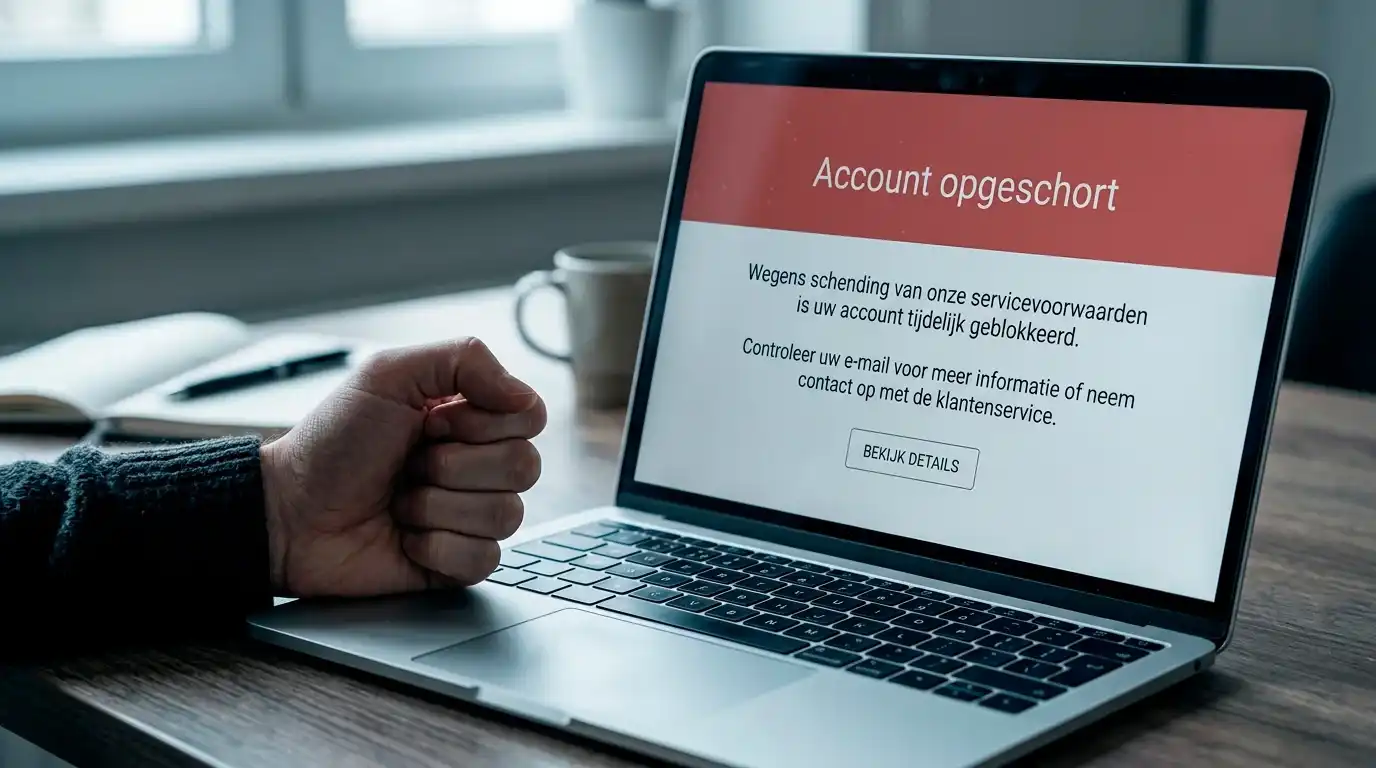 KYC-dossier afgewezen wegens onregelmatigheid