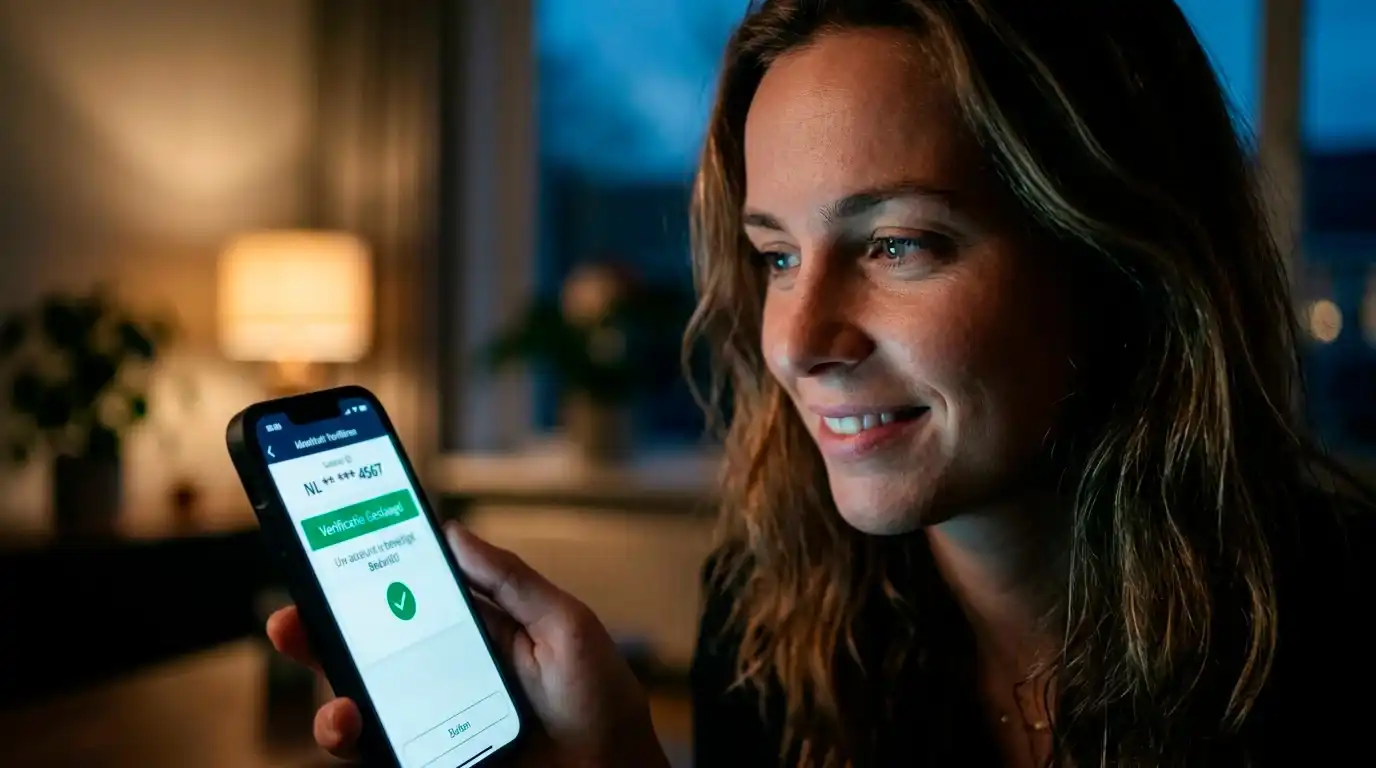 Speler voltooit bankverificatie binnen enkele minuten