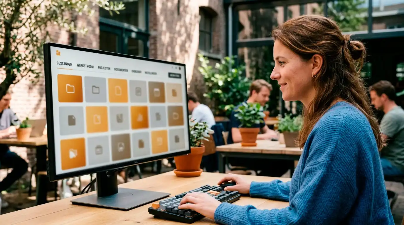 Rij abstracte tegels op een dashboard die toonaangevende slot-providers representeren