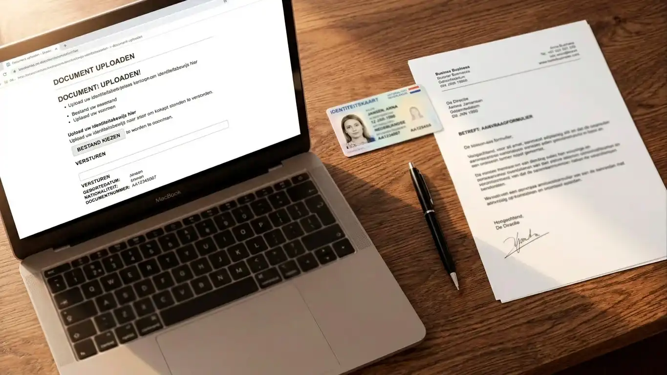 Voltslot handmatige documentverificatie zonder iDIN