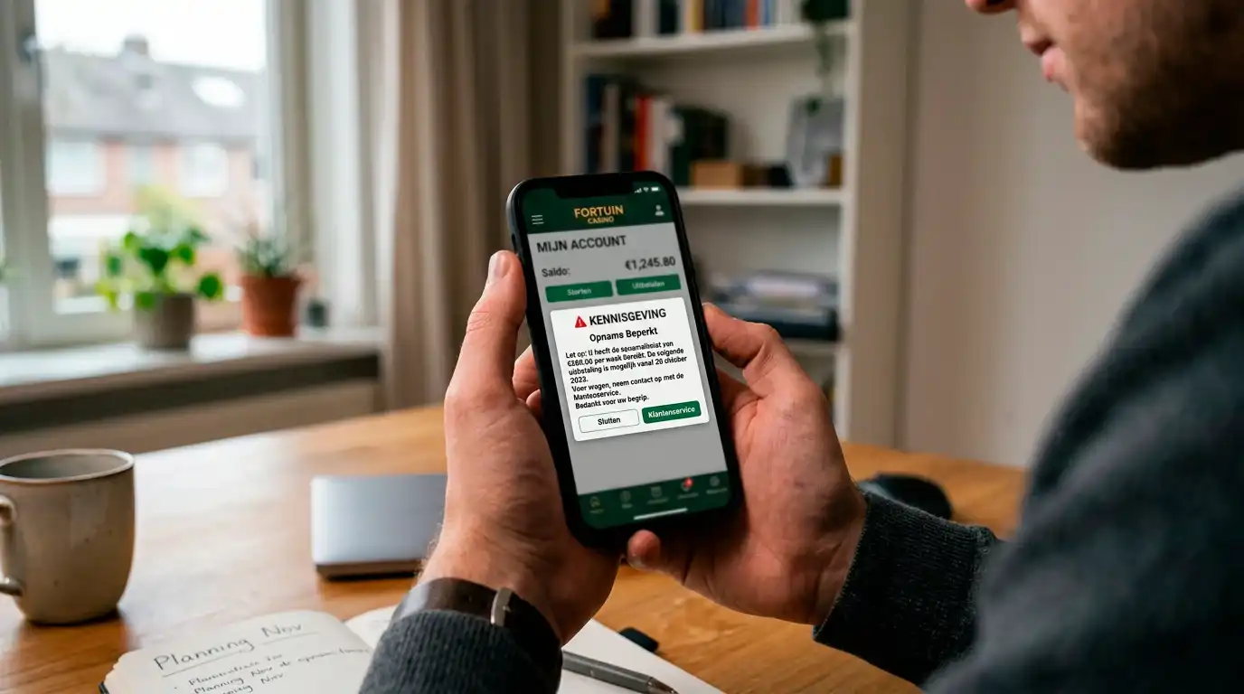Voltslot max cashout bonusplafond uitbetaling