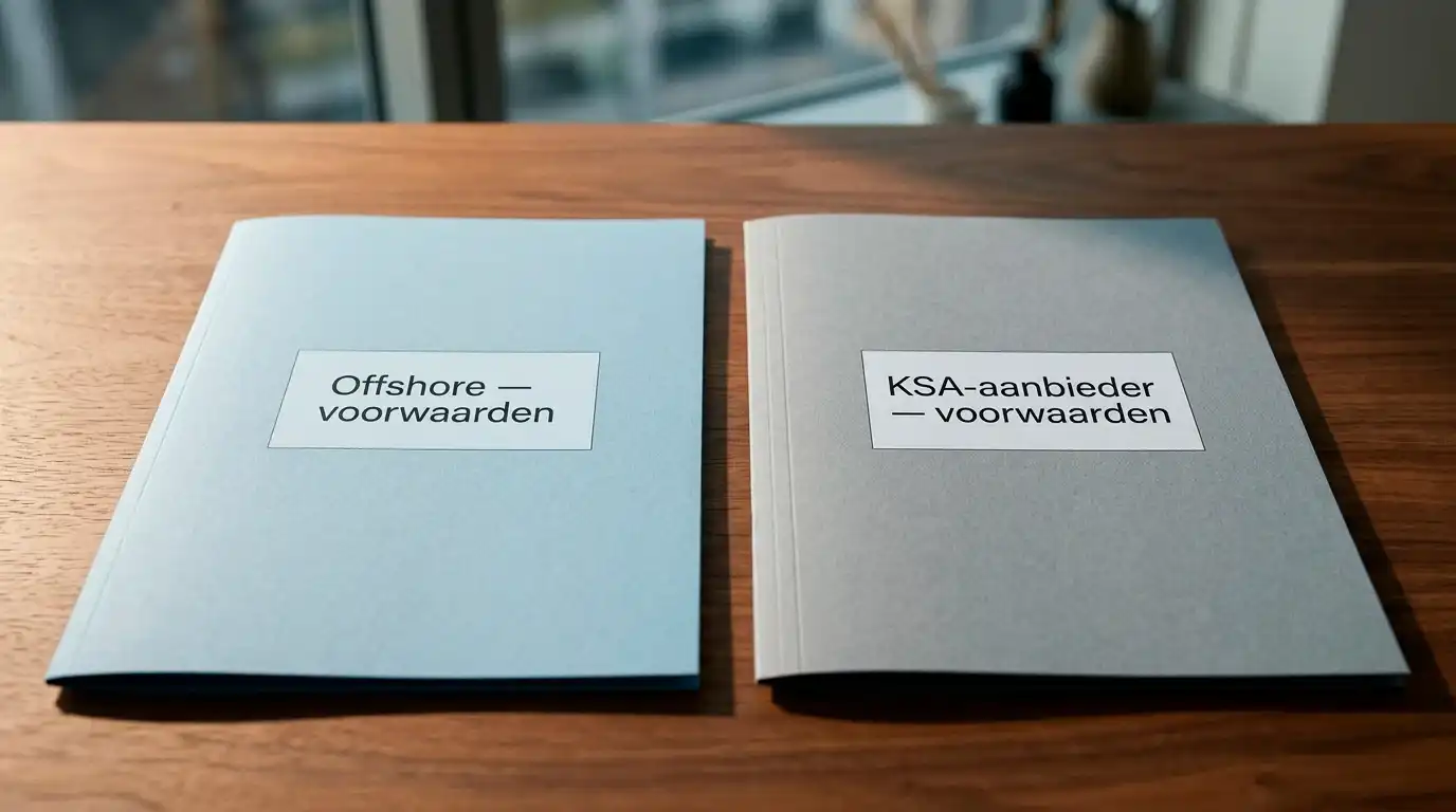 Vergelijking van bonusvoorwaarden tussen Voltslot en KSA-vergunde aanbieders