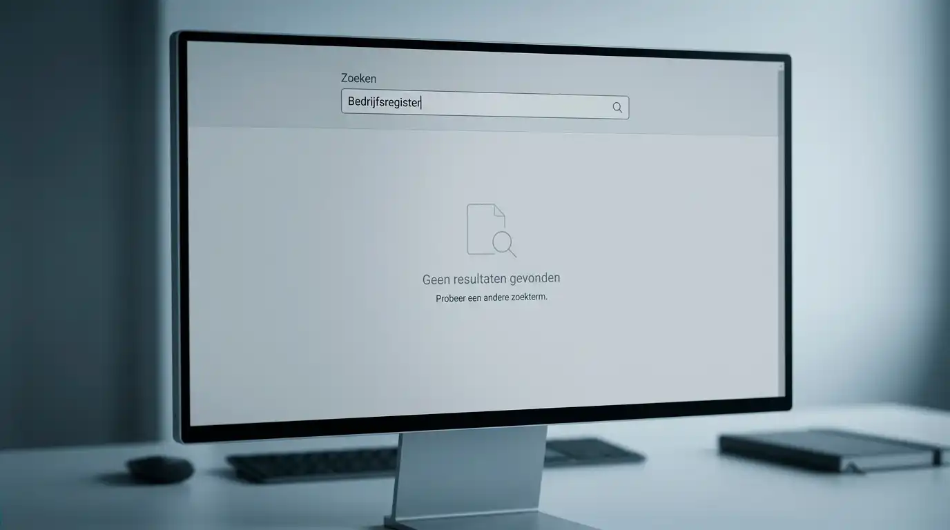 Zoekopdracht Voltslot in KSA-register geen resultaat